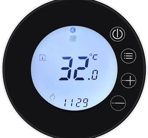 Asupermall - Display LCD WiFi Tuya Termostato intelligente Regolatore di temperatura progr...