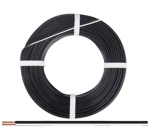 250-15-25 Cavo per cablaggi 2 x 0.50 mm² Nero/Bianco 25 m - 