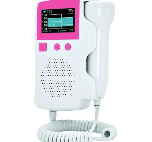 Tancyco - Doppler fetale per uso domestico Baby Heart Detector Doppler Monitor del battito...