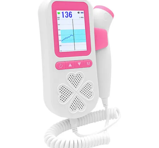 Tancyco - Doppler fetale per uso domestico Baby Heart Detector Doppler Monitor del battito...