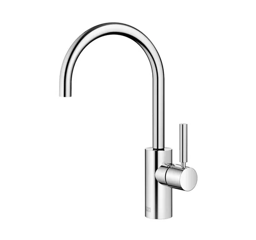 Meta miscelatore monocomando per lavabo senza scarico, sporgenza 167 mm, bocca girevole a...