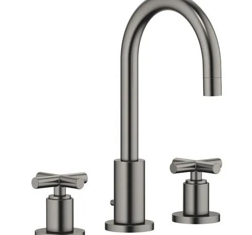 Miscelatore per lavabo Dornbracht Tara a tre fori, con scarico, sporgenza 135 mm, 20710892...