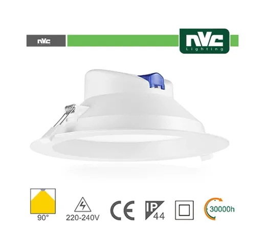 downlight led faro 20 watt 220-240 volt 90° A+ CE IP44 bianco bianco caldo no lif nv9518e2...