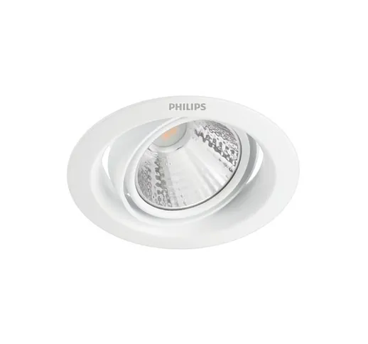  - Downlight led SceneSwitch 5W Pomeron Foro ø 70 mm Bianco Naturale 4000K 90 mm30º - Bian...