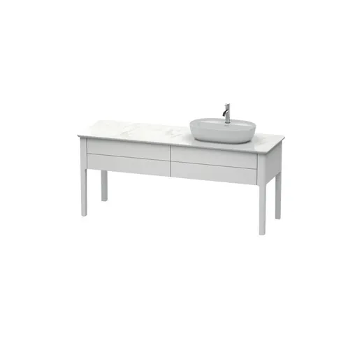 Luv Vanity unit verticale LU9563R, 1733 x 570 mm, 2 estraibili, colorazione: Grigio pietra...