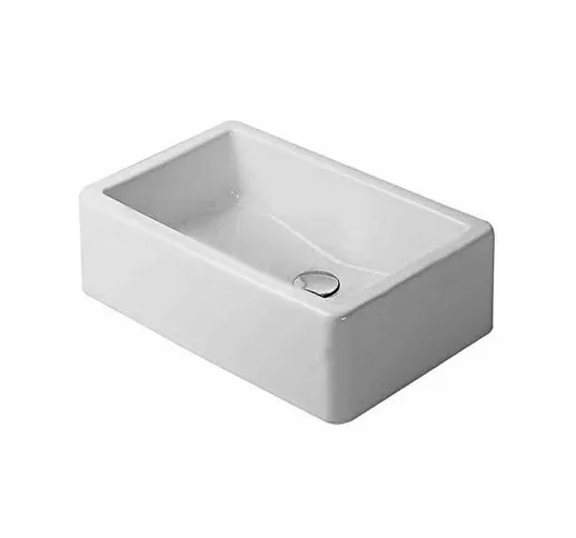 Lavabo montato in alto Vero 60cm, bianco, senza troppopieno, colorazione: Bianco - 0455600...