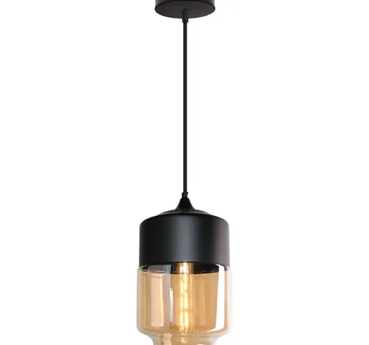 E27 moderno lampadario in vetro regolabile illuminazione creativa soggiorno camera da lett...