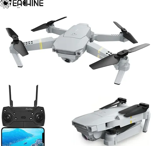 Eachine E58 PRO WIFI FPV Pieghevole RC Drone Quadcopter RTF con fotocamera grandangolare 4...