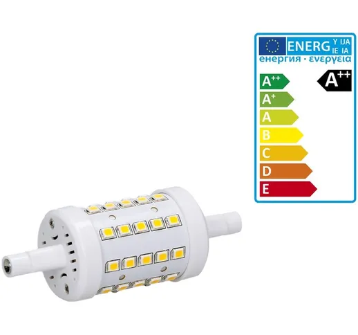 1 x Lampadina LED R7S 7W 78mm 480 Lumen - AC 220-240V Angolo del Fascio 360 ? Sostituisce...