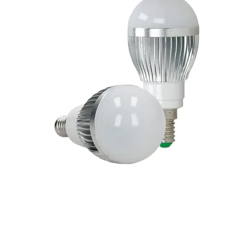 ECD Germany 4 x Lampadina LED E14 3W RGB 16 Colori 250 Lumen Lampadine LED Sfera con Telec...