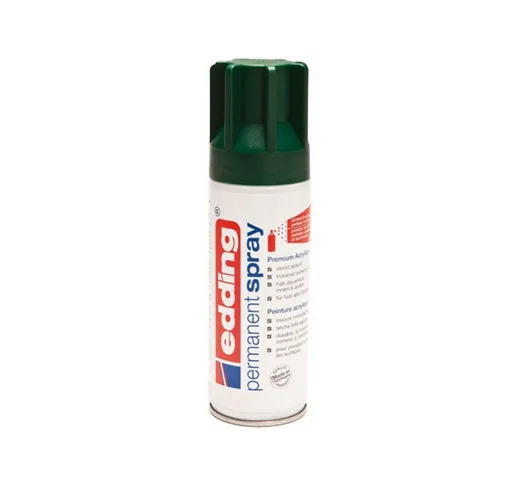 Vernice acrilica spray permanente verde bomboletta 200 ml - 