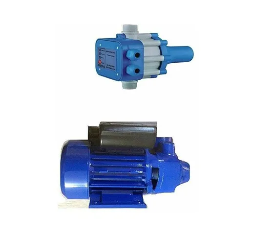 Elettropompa periferica blu autoclave 0,5 hp + press control 1,5 bar colore blu