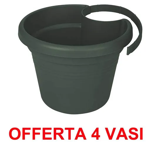  Offerta 4 Vaso Green Basics Drainpipe Clicker Verde