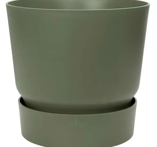  Vaso Greenville Round 20Cm Leaf Green