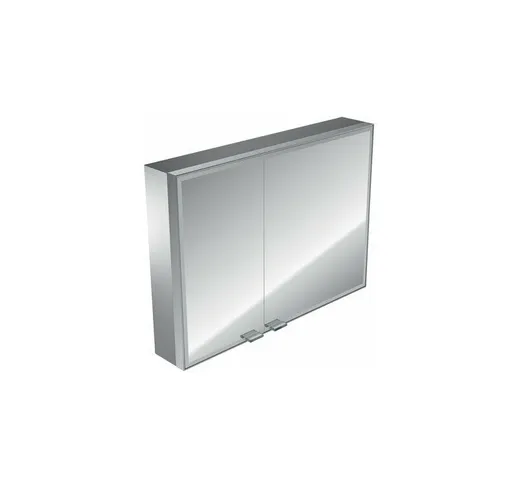 Emco asis prestige mobile a specchio illuminato, modello a parete, anta larga destra, 887m...