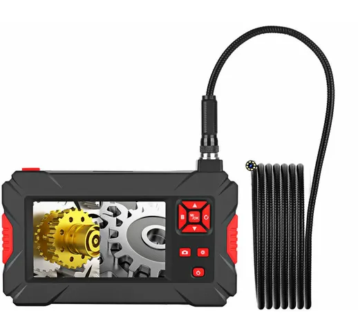 Tancyco - Endoscopio industriale con telecamera di ispezione automobilistica da 8 mm Luce...