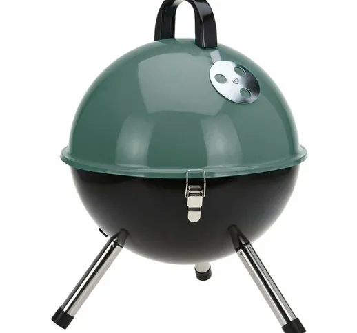 Griglia Barbecue a Sfera 31 cm Verde ProGarden - Verde