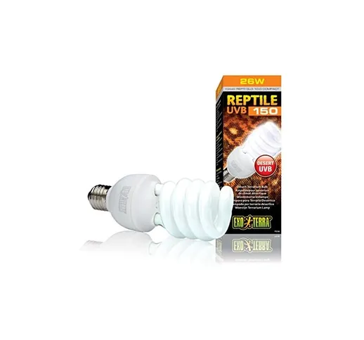  - reptile uvb 150 PT2189, lampada per terrario desertico, 25 watt