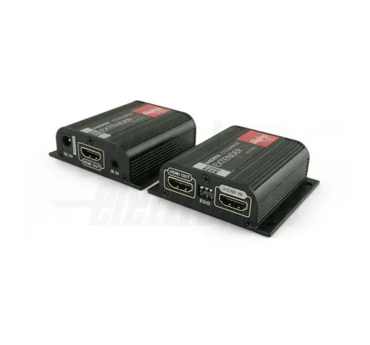 Alpha Elettronica - Extender hdmi poe 1xcat6 50m ir-loopout-edid ct374/9poe