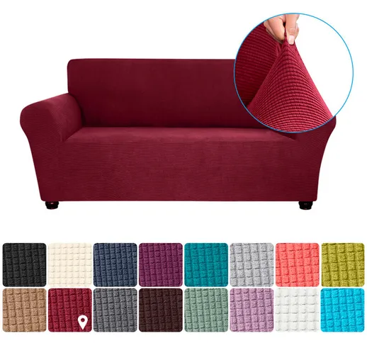 Extensible Loveseat Spandex molli antiscorrimento divano divano 2 posti per bambini piccol...