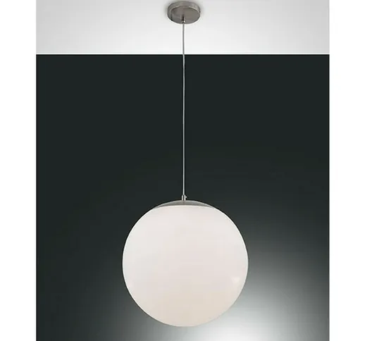 Fabas Luce Lighting - Fabas Luce Bong Plafoniere a sospensione Globe in vetro bianco, E27