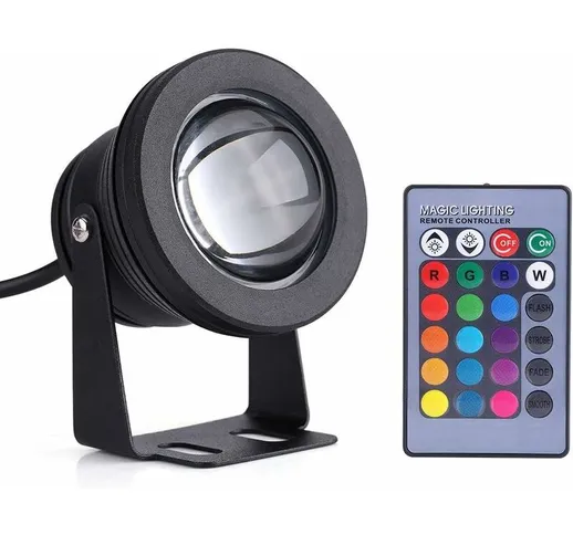 Qersta - Faretto a led - Faretto a led rgb per piscina fuori terra impermeabile Faretto a...