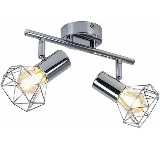 Lampada da soffitto spot bar lampada bar light rail argento orientabile nel set comprese l...