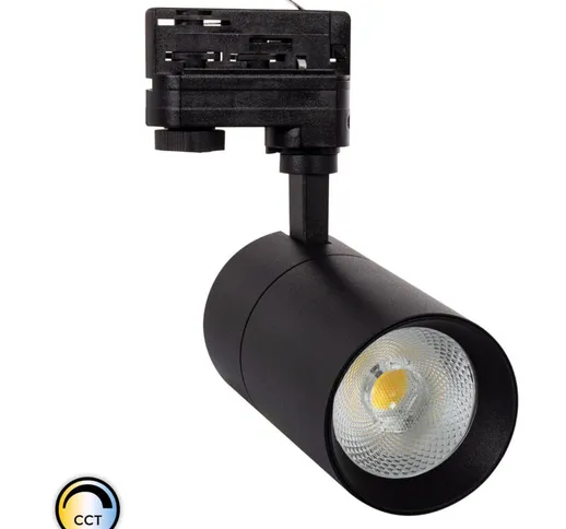 Ledkia - Faretto LED New Mallet 20W Regolabile No Flicker CCT Selezionabile per Binario Mo...