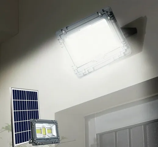 Faro con pannello solare proiettore LED Bluetooth Toscor L