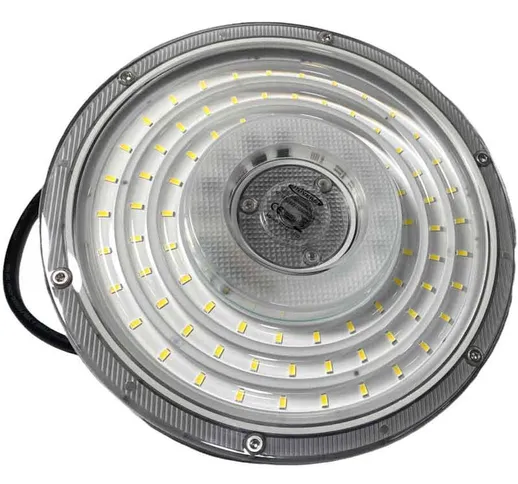 Vetrineinrete - Faro led slim industriale 150 watt cappellone ufo lampada riflettore da ca...