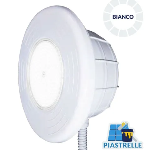 Faro Piscina LED Bianco AQUA Piastrelle o Vernice 18W - 24W - 35W | FARO 24W
