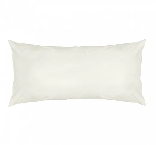 Federa cuscino liscio beige unico letto 150 cm (50 x 75) pack 2 - Unico