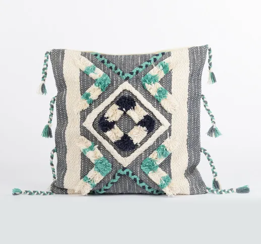 Federa cuscino quadrato in cotone (50x50 cm) Seah Cotone - Sklum