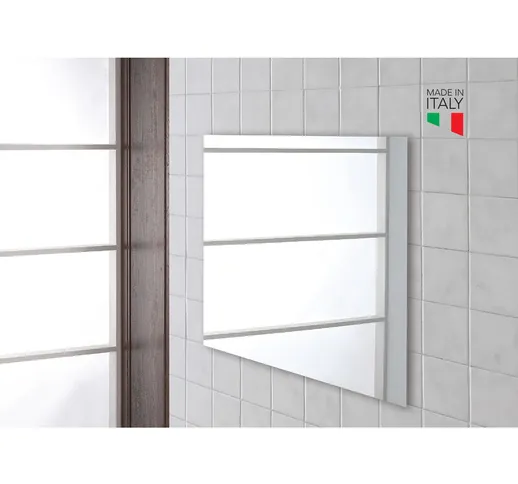 Specchio Basic rettangolare 50x60 Reversibile filo lucido - Feridras