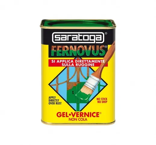 Vernice Antiruggine in Gel Fernovus, Brillante Bianco Ghiaccio Brillante 750ml - Saratoga