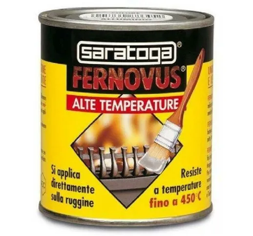 Saratoga Fernovus smalto gel alta temperatura 250 ml nero
