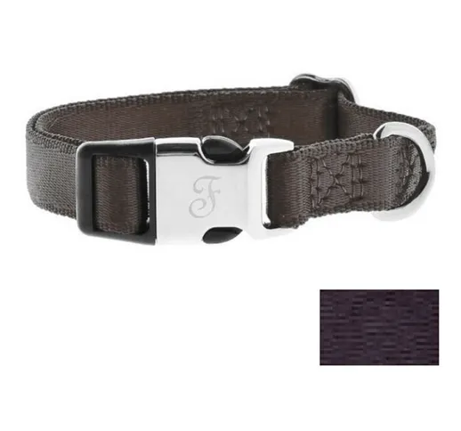 Collar regolabile Nylon 25mmx55-70 cm nero - Ferribiella