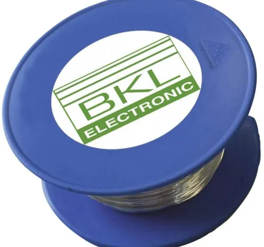Filo in rame Diametro (senza isolante): 1 mm 70 m - Bkl Electronic