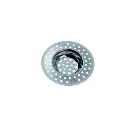Ecoperl - Filtro per lavello in acciaio inox diametro 70 mm