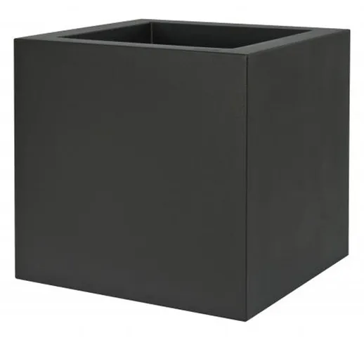 Fioriera kube vaso quadrato 50X50 - nero perla Euro3plast nero perla