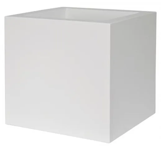 Fioriera KUBE VASO QUADRATO 50X50 - BIANCO - Euro3plast