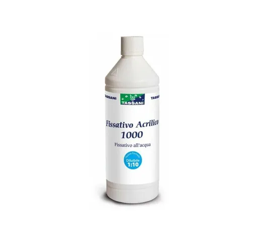 FISSATIVO ISOLANTE ACRILICO AD ACQUA 1000 LT.1 SOTTOFONDO PITTURA - Tassani