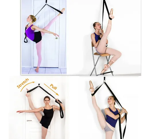 Flessibilita della barella della porta della porta Stretching della cinghia della gamba pe...