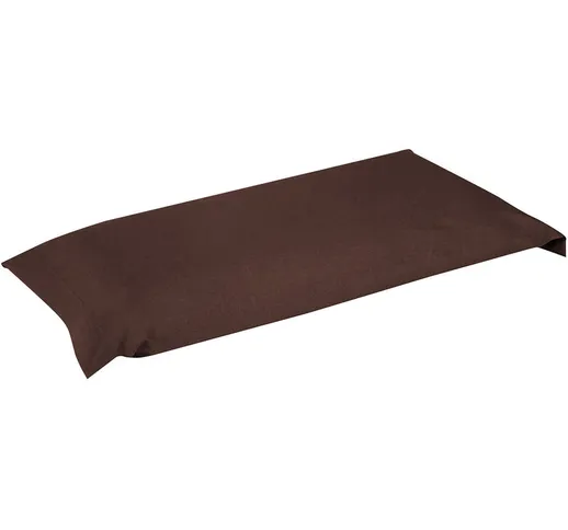 Federa per cuscino 100% cotone 140 fili traspirante 150x40cm , Almohada de 150 , Cioccolat...