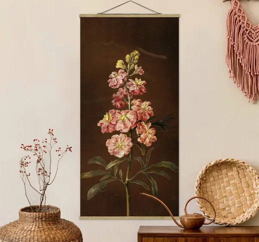Foto su tessuto da parete con bastone - Barbara Regina Dietzsch - Un Pink Garden Levkkoje...