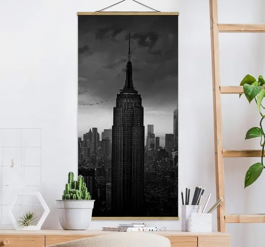 Foto su tessuto da parete con bastone - New York Rockefeller View - Verticale 2:1 Dimensio...