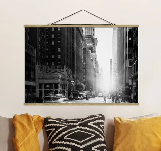 Foto su tessuto da parete con bastone - Vivace New York - Orizzontale 2:3 Dimensione H×L:...