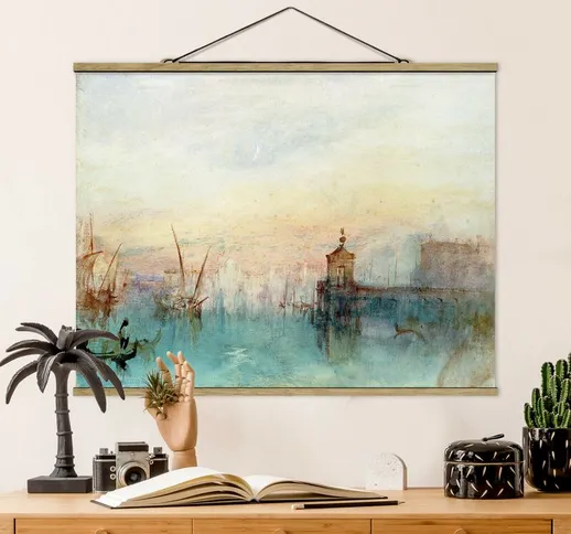 Foto su tessuto da parete con bastone - William Turner - Venezia con la luna - Orizzontale...