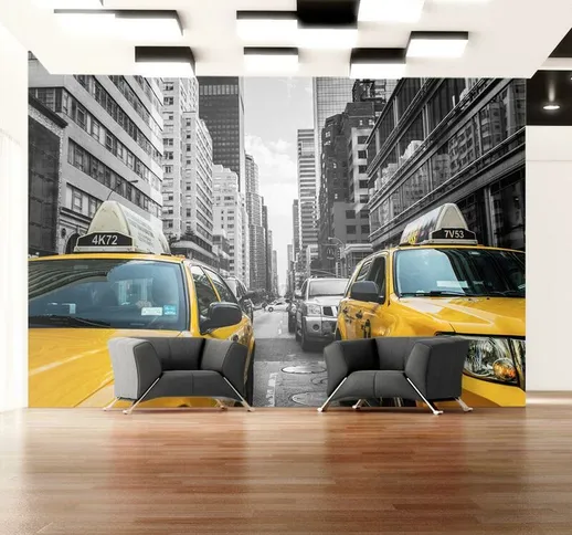 Fotomurale - New York Taxi 300x210cm Carta Da Parato - Erroi