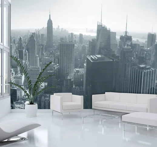 Gbshop - Fotomurale - Panorama di New York in bianco e nero - 350x270